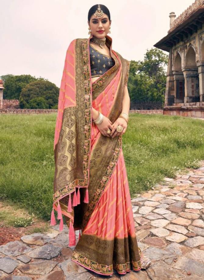 Tathastu New Designer Festive Wear Pure Dola Silk Saree Collection